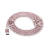 Griffin Premium Braided Lightning Cable Rose Gold, 5ft (1.5m)