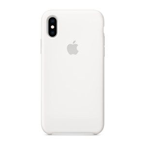 Original iPhone X White Silicone Case