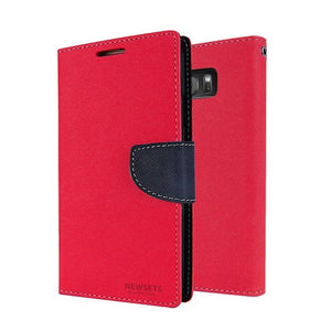 Goospery Mercury Fancy Diary Red Case For Samsung S7