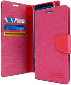Goospery Canvas Diary Pink for Samsung Galaxy S8+