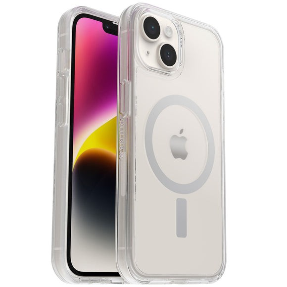 OtterBox Symmetry+ Clear Case for iPhone 14 Plus with MagSafe