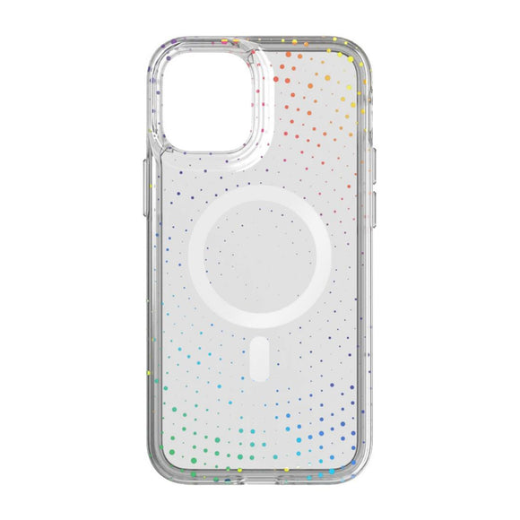 Tech21 Evo Sparkle Case with MagSafe Clear for iPhone 14/13
