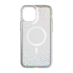 Tech21 Evo Sparkle Case with MagSafe Clear for iPhone 14 Plus